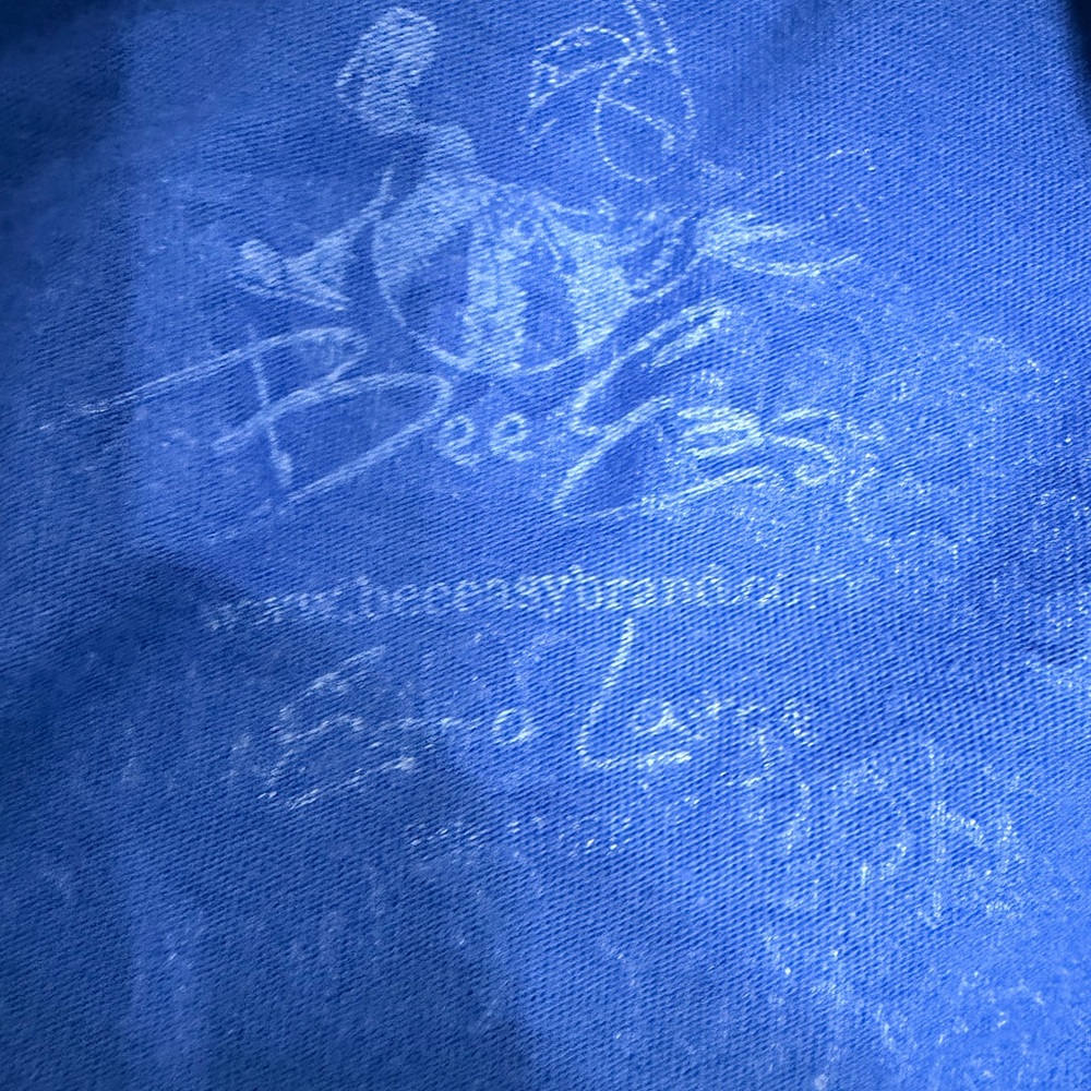 Hog’s Breath Saloon Key West Blue Baby Tee USA XL Y2K - Picture 9 of 10